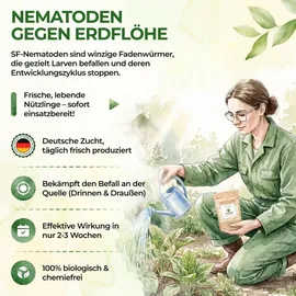 green guardia Super SF-Nematoden gegen Erdflöhe 2 Mio. für 4 m2