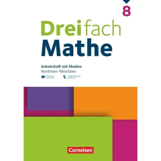 Cornelsen Verlag Dreifach Mathe - Nordrhein-Westfalen - Ausgabe 2022 - 8. Schuljahr: