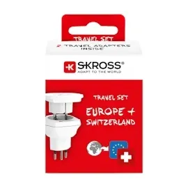 SKROSS Combo World to Switzerland Adapter-Set