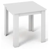 matkam Tisch (Weiß) 80x75x80 cm, Esszimmer, Tische, Esstische