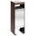 Proregal Robuster Kombiascher 60 Liter, HxBxT 72 x 25 x 25 cm Verzinkter Stahl Braun