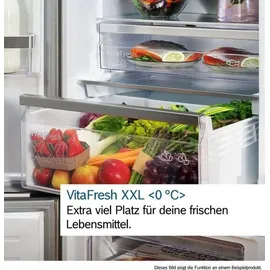 Bosch Serie 4 KGN39VXBT Kühl-Gefrierkombination (363 l, 2030 mm hoch, Dark Inox)