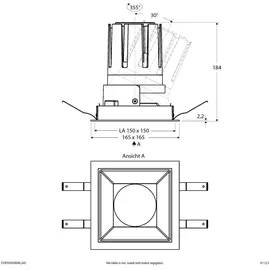 EVN Lichttechnik F03R09SM3840L24D 1 schwenkbar Kunststoff
