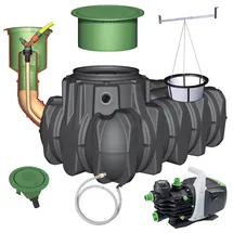 Graf Flachtank 1500 l platin