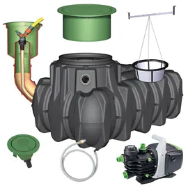 Graf Flachtank 1500 l platin