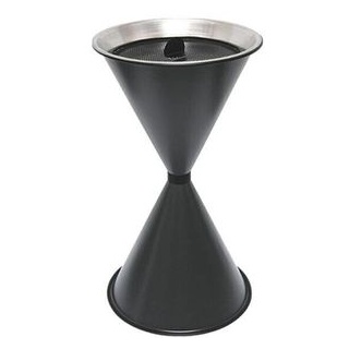 SZ-Metall Aschenbecher Diabola, 29714, Standascher aus Stahl, graphit