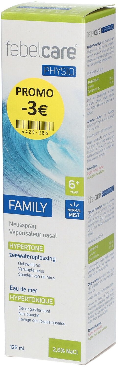 Febelcare® PHYSIO Family Spray Nasal Hypertonique 125 ml spray