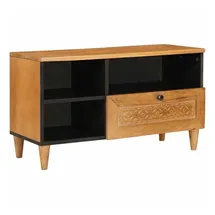 vidaXL TV-Einheiten mit Regal 80 x 33 x 46 cm Hellbraun Holzwerkstoff