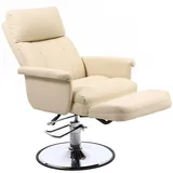 LYQCZ SchöNheitsstuhl Kosmetikliege Massageliege Hydraulisch Massagetisch Multifunktional Heben Sofa Computer Stuhl HöHenverstellbar Massagebank FüR Tattoo, Kosmetik, SPA, Salon(Color:Off-White)