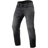 RevIt! Revit Detroit 2 TF Motorrad Jeans, (Gray,32/36)