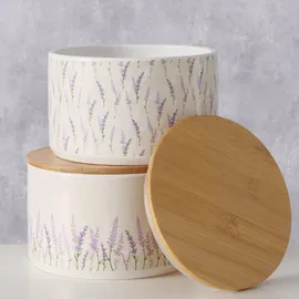 Boltze Behälter aus Keramik Lavander Ø 16 cm
