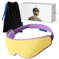Ostrichpillow Augenmaske, Schlafmaske für Männer und Frauen, 100% Verdunkelung, kein Druck auf die Augen, weich und atmungsaktiv, verstellbare Passform, Reisetasche im Lieferumfang enthalten
