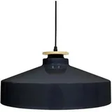 enovalite Pendelleuchte ELED700171, E27-Fassung, IP20, Ø40 cm, schwarz,