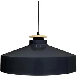enovalite Pendelleuchte ELED700171, E27-Fassung, IP20, Ø40 cm, schwarz,