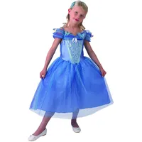 Rubies 610777 - Disney Cinderella Live Action Kostüm für Mädchen, blau Luxus S (3-4 años) blau