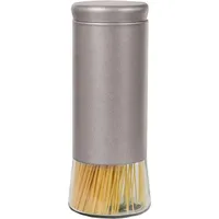 Schäfer Elektronik Vorratsglas 1,8L zum luftdichten Aufbewahren, Aufbewahrungsglas Beige