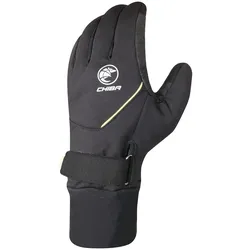 Chiba Winter-Fahrradhandschuhe Rain Pro schwarz/neongelb- 1 Paar