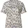 STREET ONE Sommershirt Ausbrenner-Look Leo-Print Beige 36