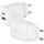 MediaRange Ladegerät 25W 2-Port 1x USB-A/1x USB-C GaN, weiß