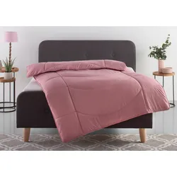 Microfaserbettdecke MY HOME "Microlux, Bettdecke 135x200 cm, 155x220 cm, 200x200 cm", rosa, B:135cm L:200cm, Obermaterial: 100% Polyester. Bezug: 100% Polyester. Füllung: 100% Polyester, Bettdecken, Bettdecken in 4 Farben, Sommer, Winter, 4 Jahreszeiten, Decke