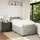 vidaXL Boxspringbett 90 x 200 cm Hellgrau