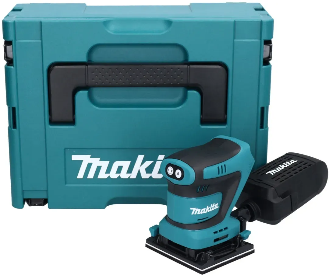 Makita DBO 481 ZJ Akku Schwingschleifer 18 V 112 x 102 mm + Makpac - ohne Akku, ohne Ladegerät