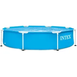 INTEX Metal Frame Rundrohr-Pool-Set Summer Pool Party 244 x 51 cm