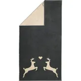 CAWÖ Handtücher Alpenchic Edition Hirsche 6228 granit - 73 Duschtuch 70x140 cm