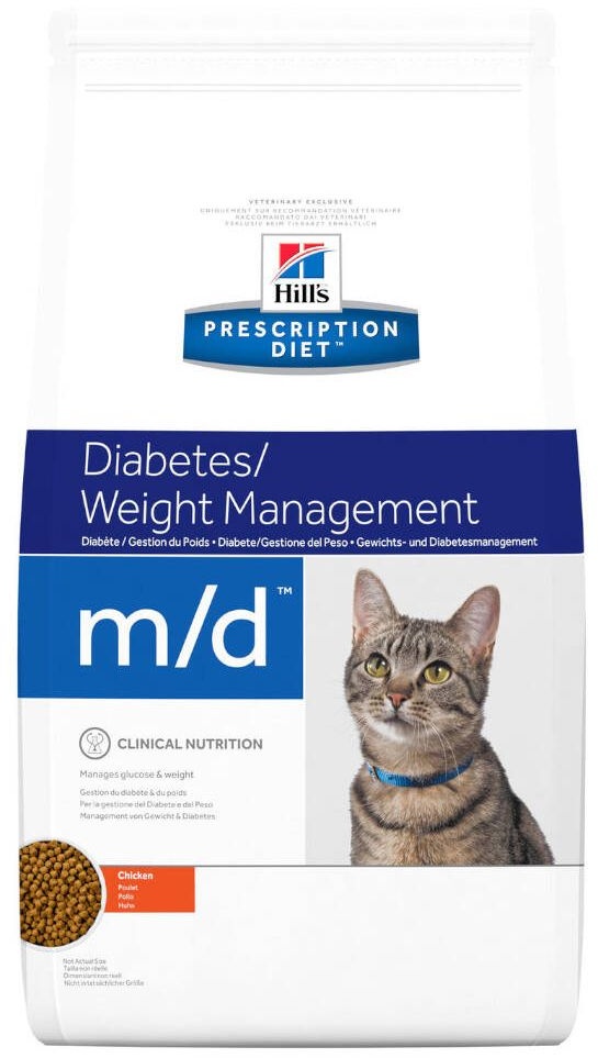 Hill's Prescription DietTM m/d Aliment pour chat au poulet 1,5 kg pellet(s)