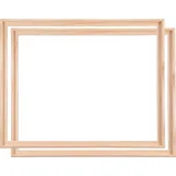 BK BILDERRAHMEN KOLMER 2 SCHATTENFUGENRAHMEN für KEILRAHMEN 40x60 cm | Rahmen für Leinwände