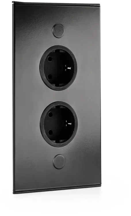 Naber 7053140 Mira ES2, Steckdosenelement schwarz matt Mira ES2, Steckdosenel...