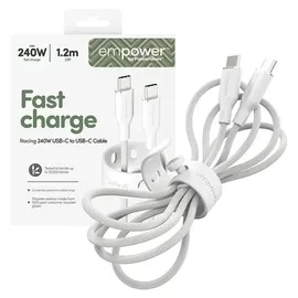Panzer Glass USB-C auf USB-C 1,2 m Weiß