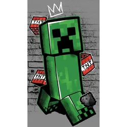 Minecraft Metro Art Creeper Duschtuch Badetuch Strandtuch 70 x 140cm