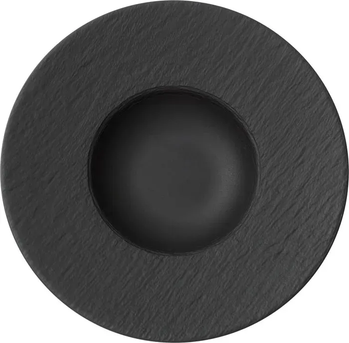 6er-Set Villeroy & Boch Pastateller Manufacture Rock Premium Porcelain Schwarz