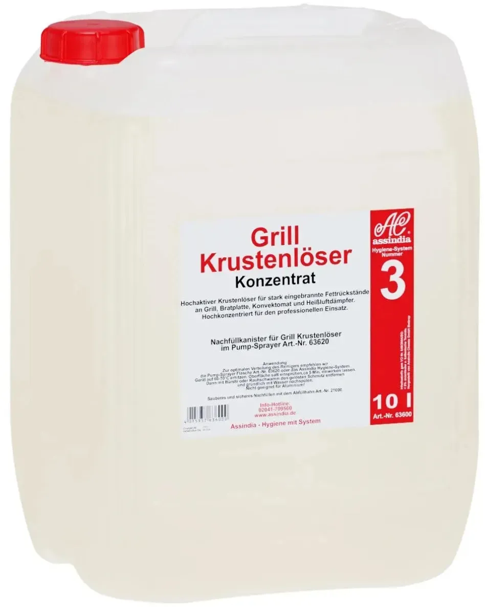 Assindia Grillreiniger bei Eingebranntem und Fett