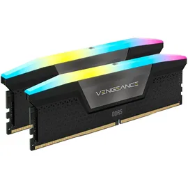 Corsair Vengeance RGB CMH64GX5M2B7000C40 64 GB, 2 x 32 GB, DDR5, 7000 MHz, DDR5-RAM, DIMM Kit DDR5-7000, CL40-52-52-114, on-die ECC