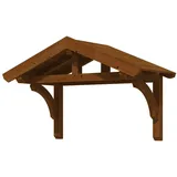 SKANHOLZ Skan Holz Stettin Design Vordach Typ 1 lasiert in nussbaum