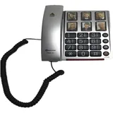 Amplicomms BIGTel 40 plus, Großtastentelefon Silber