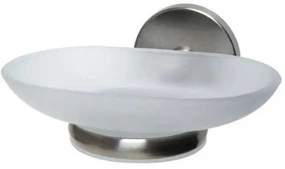 Fackelmann Fusion Ablageschale Glas Edelstahl gebürstet - Badmöbel