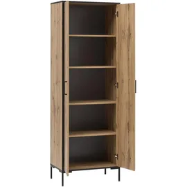 MÖBELPARTNER Aktenschrank Serie 2000 65,2 x 39 x 194,2 cm braun