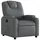 vidaXL Relaxsessel Grau Kunstleder 50 x 97 x 50 cm Grau mit Liegeposition