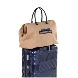 Childhome Childhome, - Wickeltasche, Mommy Bag, Raffia LOOK beige - Beige