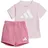 adidas Baby Set Track Suit, clear pink/white, 6-9 Months