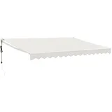 vidaXL Elektrische Markise 4 x 3 m creme