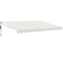 vidaXL Elektrische Markise 4 x 3 m creme
