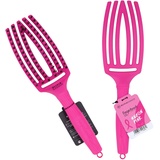 Olivia Garden Fingerbrush Combobürste medium in neon pink