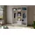 ax living Schwebetürenschrank Cabinio 180 x 216,1 x 61 cm Weiß