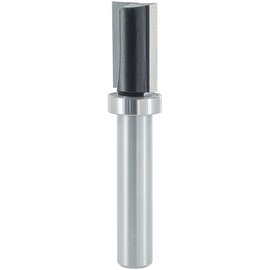 ENT European Norm Tools ENT Bündigfräser HW, Schaft (S) 8 mm, Durchmesser (D) 12 mm, NL 19 mm, SL 38 mm, GL 62 mm, mit Kugellager oben