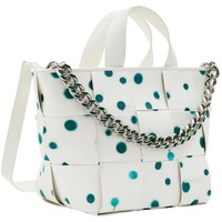 Desigual New Splatter VALDIVI Accessories PU Shopping Bag, White