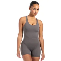 SMILODOX Jumpsuit Aleyna, Größe S in Grau Anthrazit